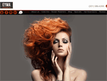 Tablet Screenshot of eymasalonandspa.com
